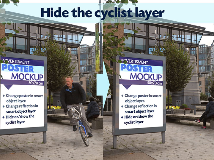 FREE Billboard outdoor advertising poster mockup